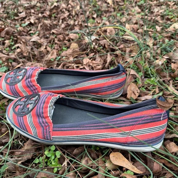Tory Burch Multicolor Striped Flats - Picture 11 of 12
